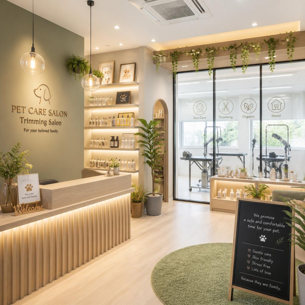 新たなペットブームを乗り越え、理想のトリミングサロンを出店！